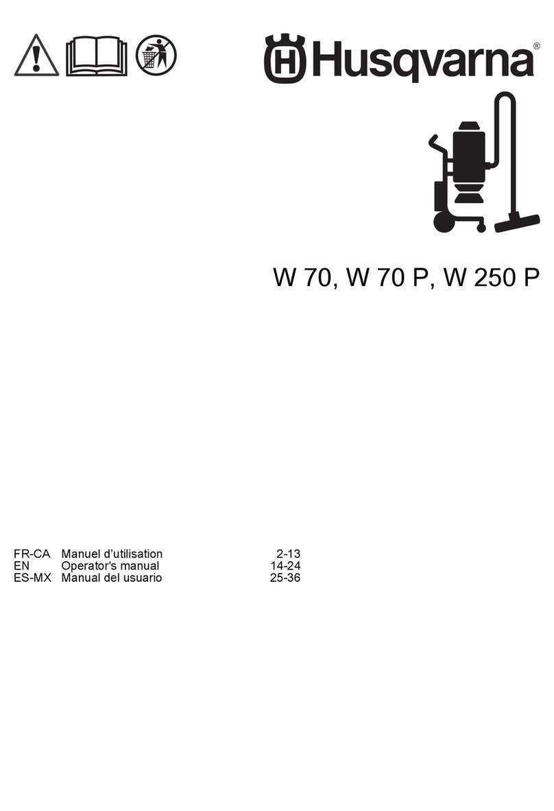 Husqvarna W 70 Operator's manual Husqvarna W 70 Operator's manual
