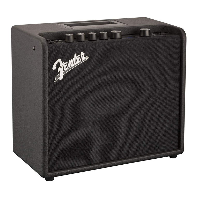 Fender Mustang LT25 User manual Fender Mustang LT25 User manual