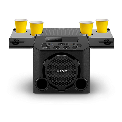 Sony GTK-PG10 operating instructions