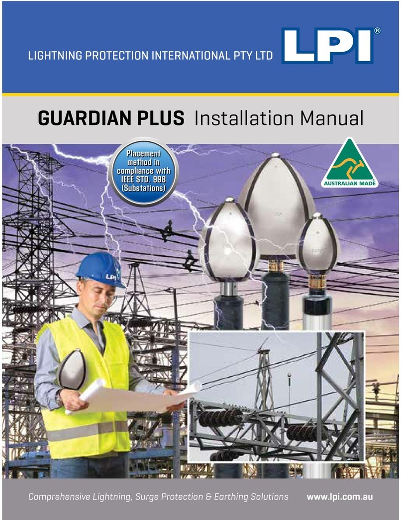 Lightning Protection International GUARDIAN PLUS User manual