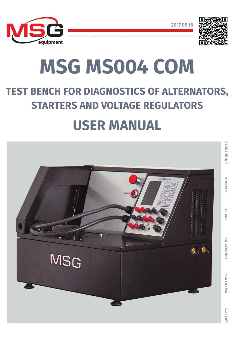 MSG Equipment MS004 COM User manual