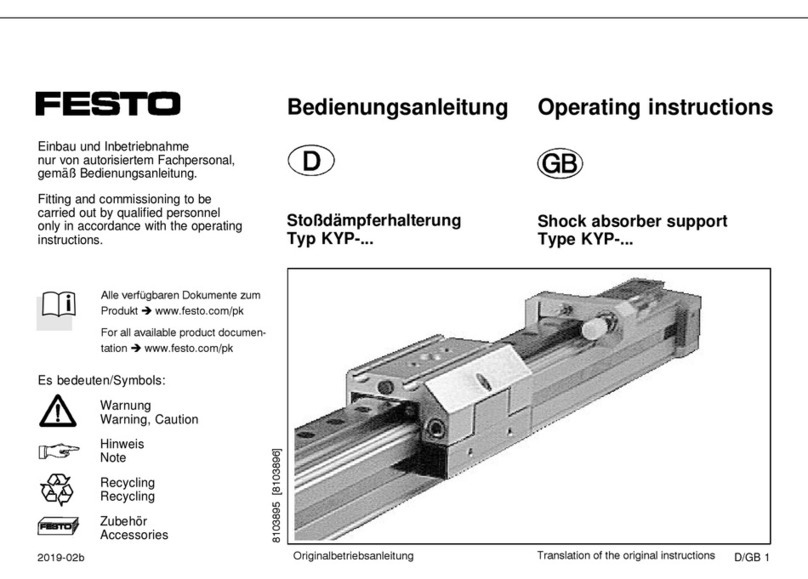 Festo KYP Series User manual Festo KYP Series User manual