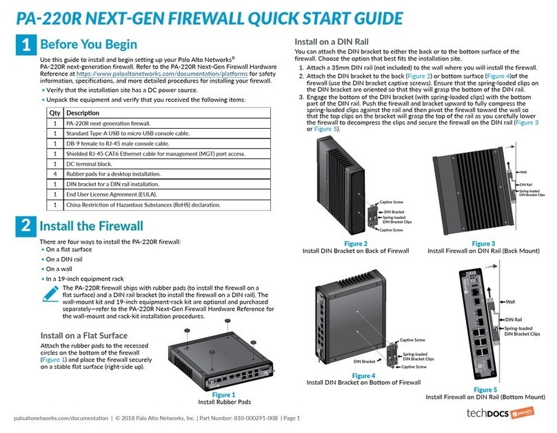 PaloAlto Networks PA-220R User manual