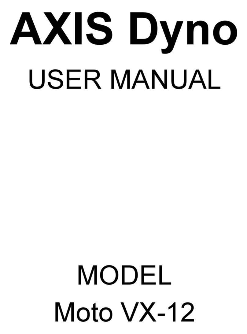 Axis Dyno Moto VX-12 user manual