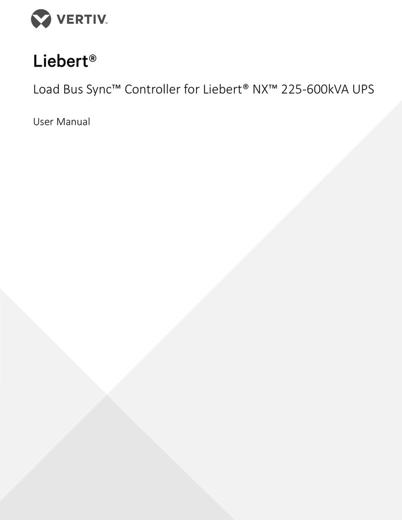 Vertiv Liebert Load Bus Sync Controller user manual