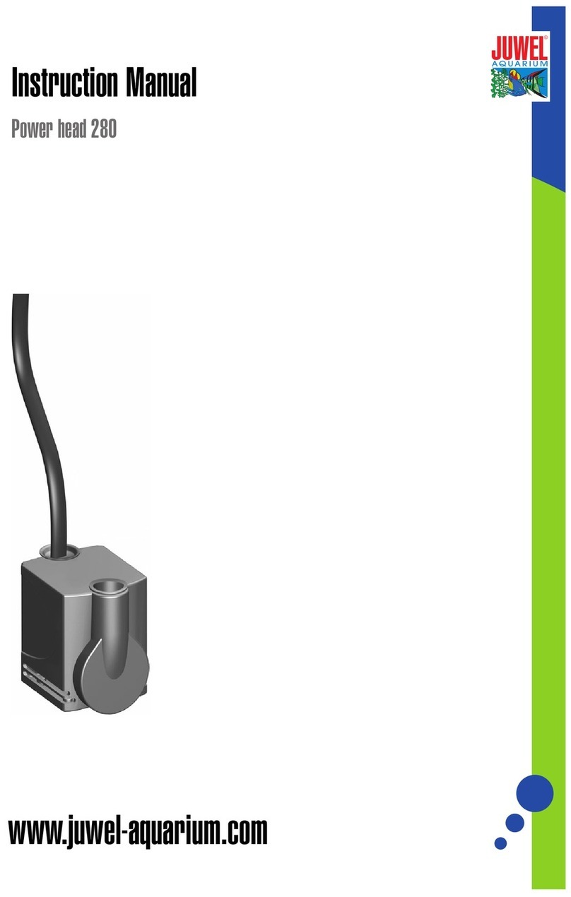 JUWEL Aquarium Power head 280 instruction manual