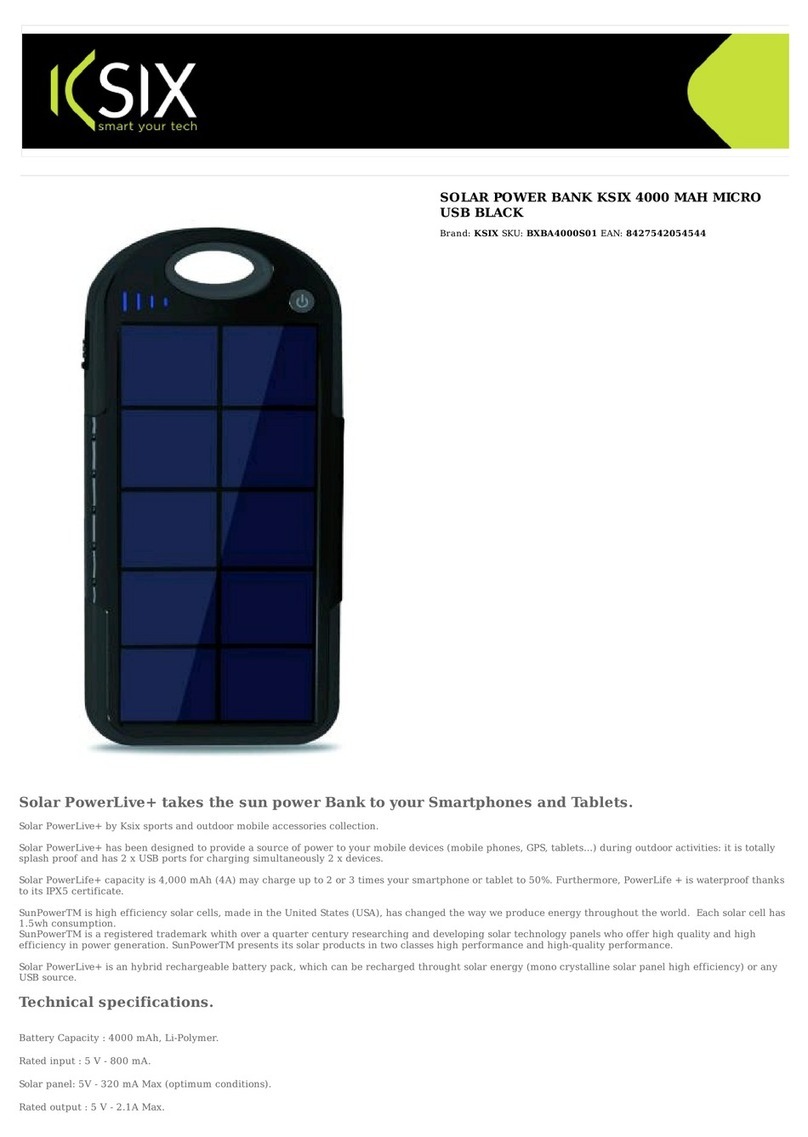 KSIX Solar PowerLive+ quick start guide