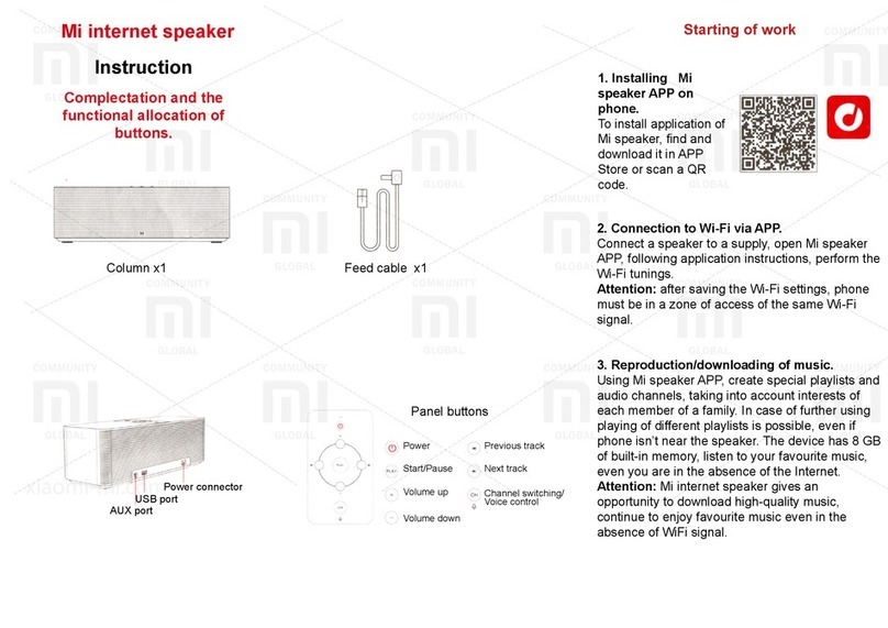 Xiaomi Mi phone User manual Xiaomi Mi phone User manual
