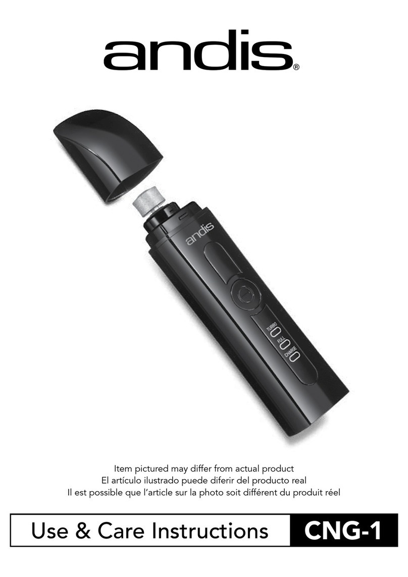 Andis CNG-1 Use & care instructions
