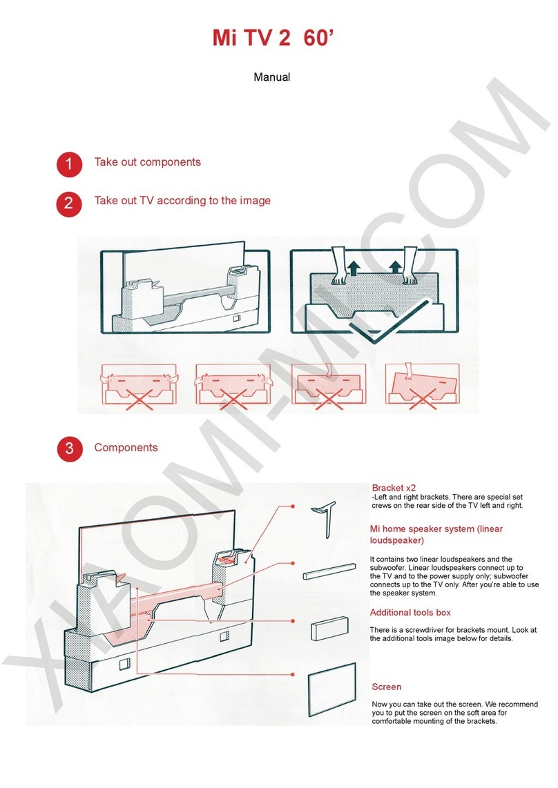 Xiaomi Mi TV 2 60’ User manual Xiaomi Mi TV 2 60’ User manual
