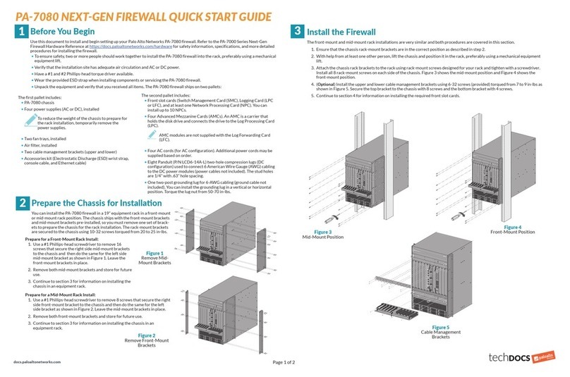 PaloAlto Networks PA-7080 User manual