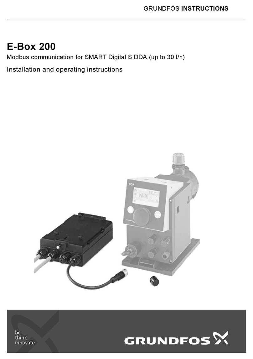Grundfos E-Box 200 User manual