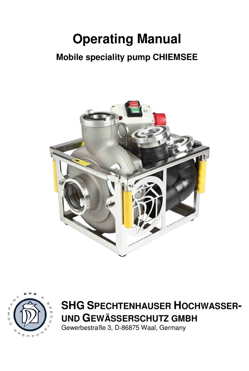 SHG CHIEMSEE Series operating manual