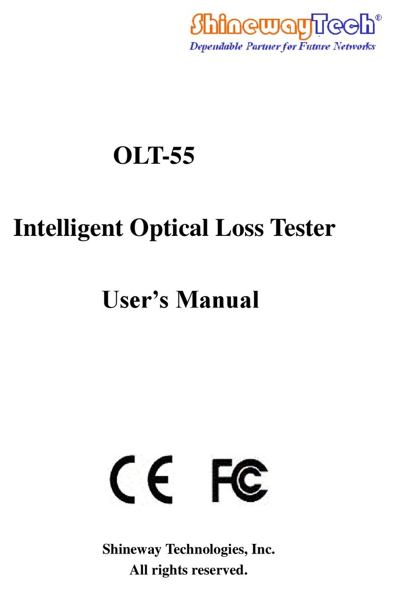 Shineway Tech OLT-55 user manual