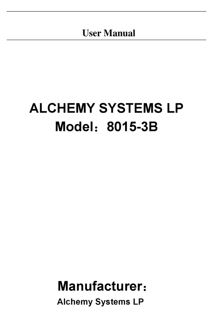 Alchemy Systems LP 8015-3B user manual