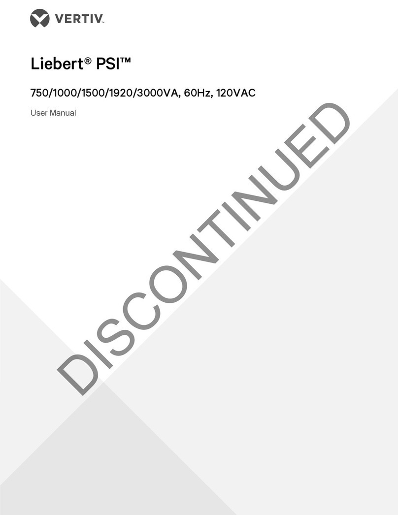 Vertiv Liebert PSI PS2200RT3-120 User manual