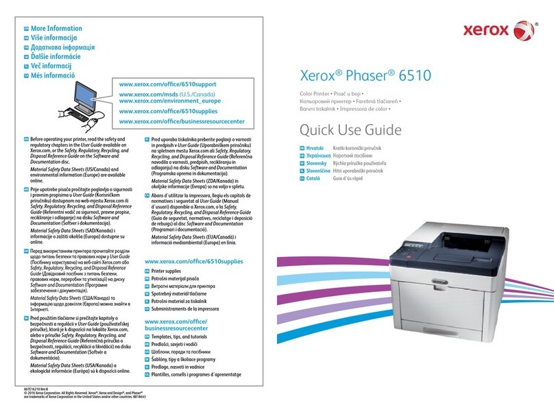 Xerox Phaser 6510 Operating manual