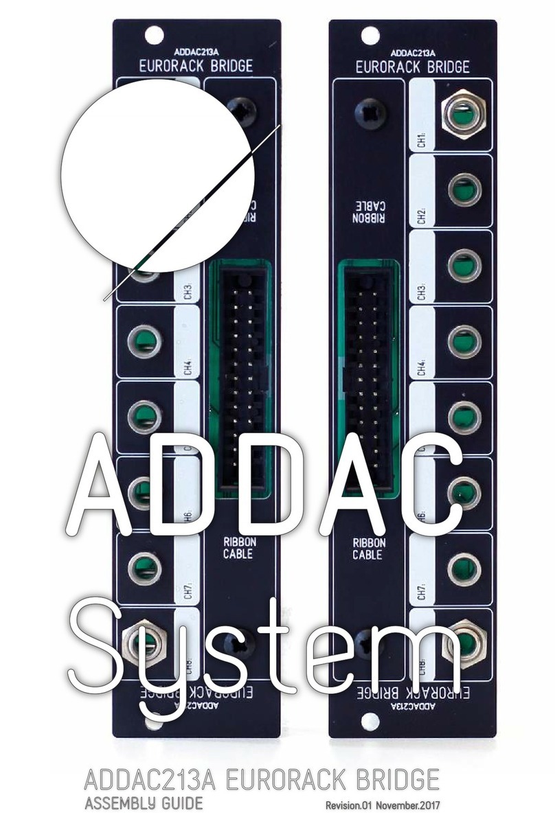 ADDAC System ADDAC213A Assembly guide ADDAC System ADDAC213A Assembly guide