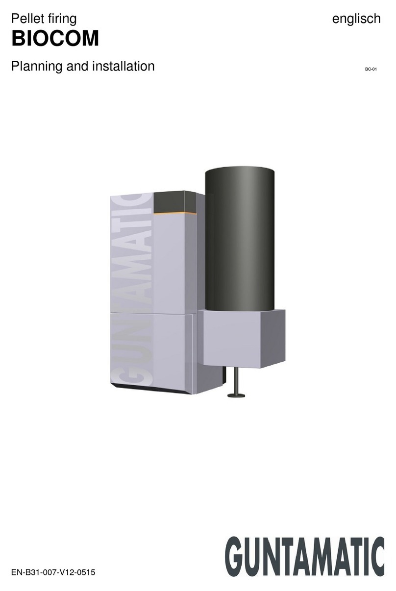 Guntamatic Biocom series Planning and installation manual