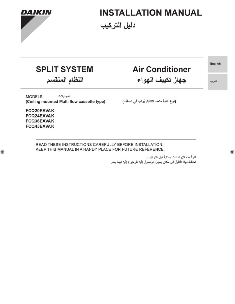 Daikin FCQ20EAVAK User manual