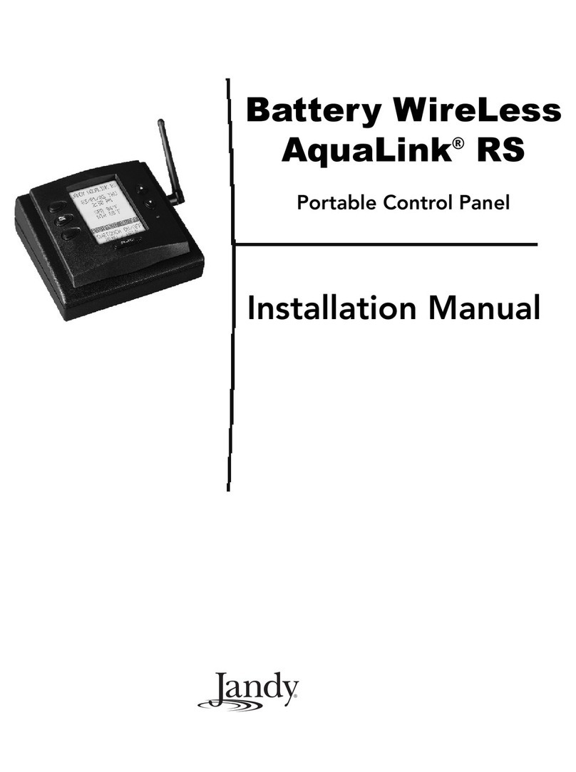 Jandy AquaLink RS User manual