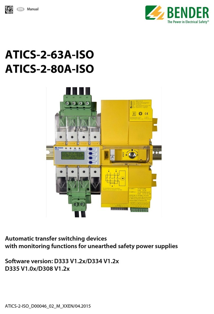 Bender ATICS-2-63A-ISO manual
