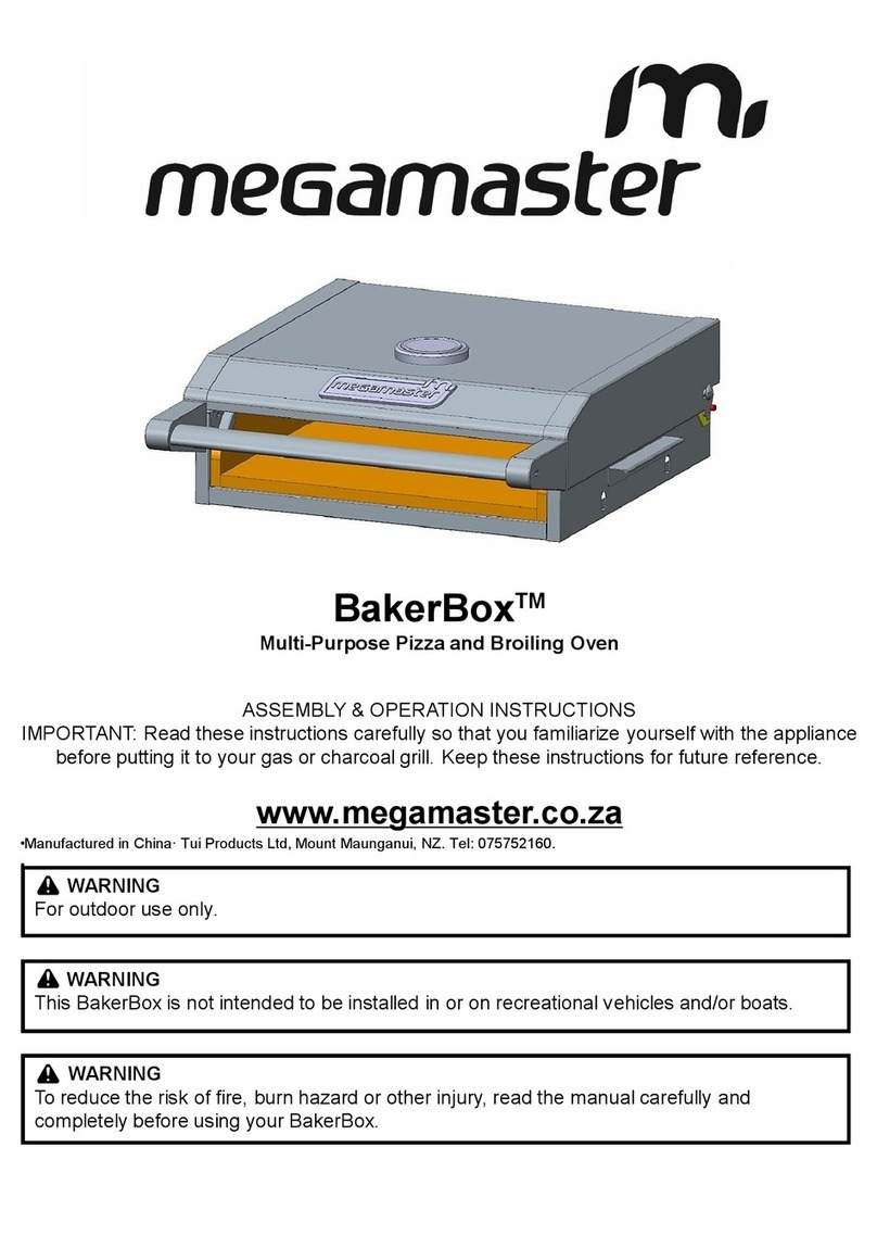 Megamaster BakerBox Assembly & operation instructions