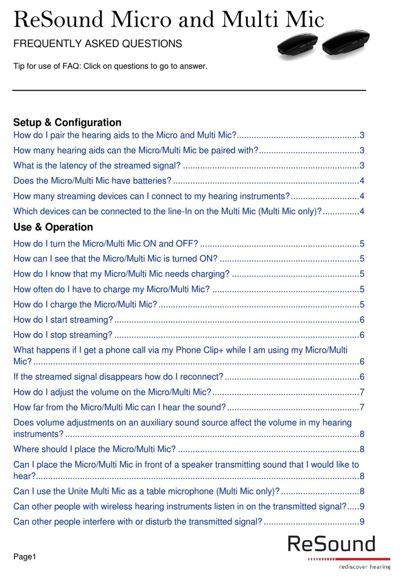 ReSound MICRO MIC Frequently asked questions