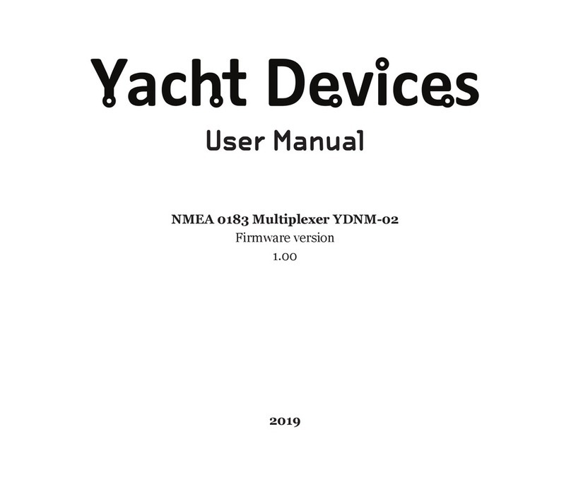Yacht Devices NMEA 0183 User manual
