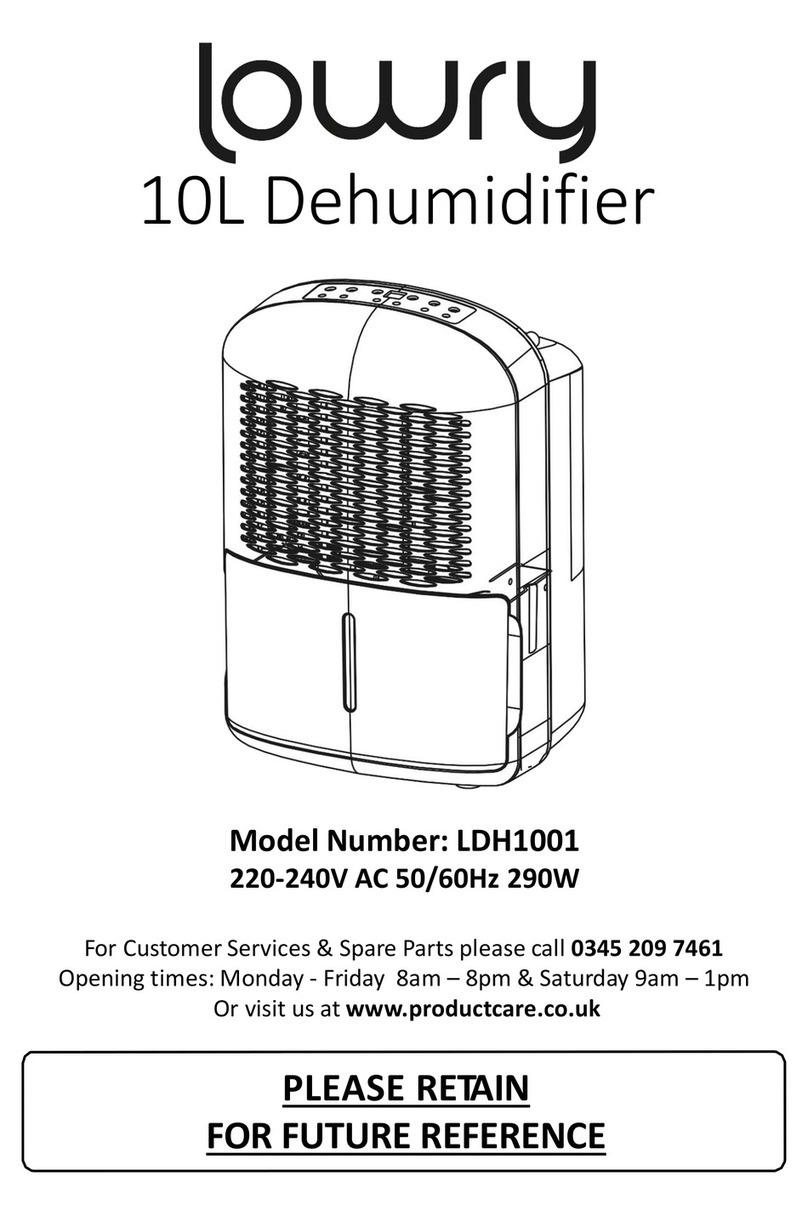 Lowry LDH1001 User manual