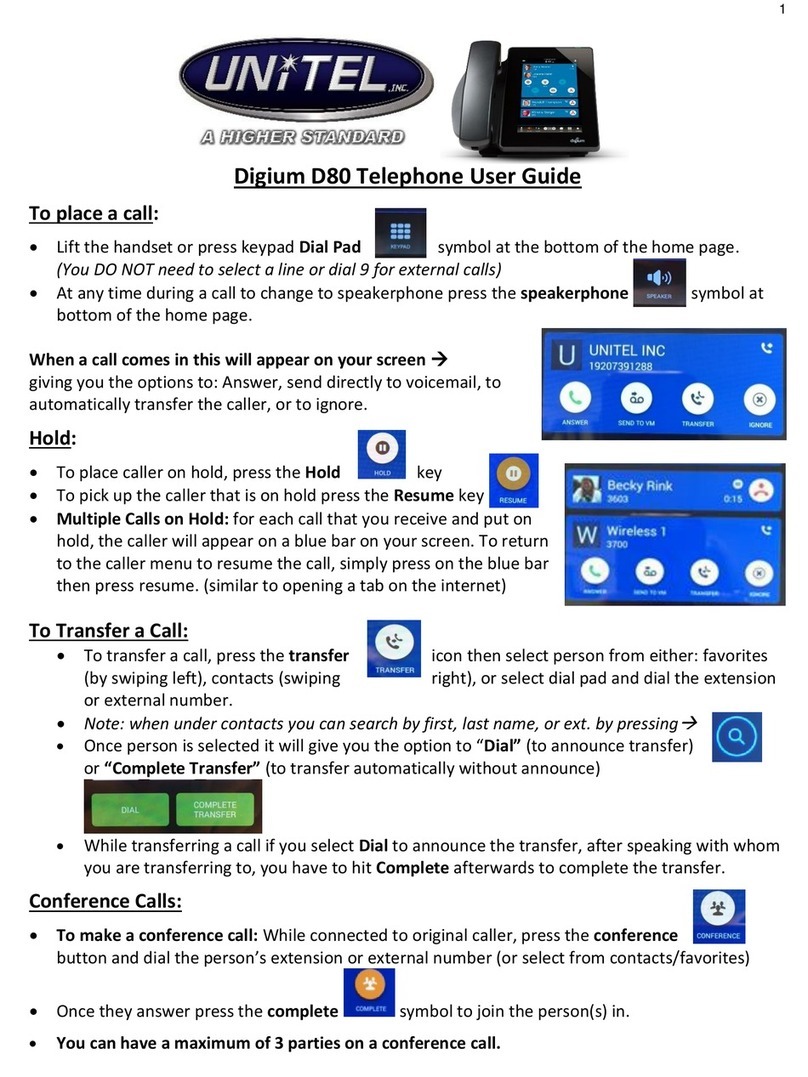 Digium D80 user guide