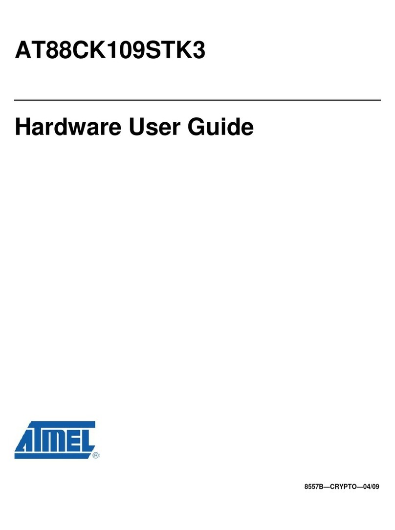 Atmel AT88CK109STK3 Hardware user's guide