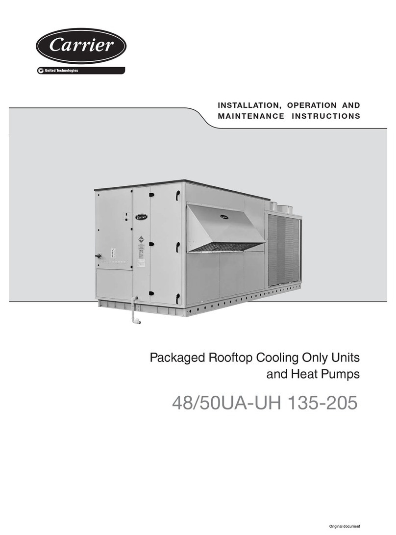 Carrier 50UA-UH 135 Manual