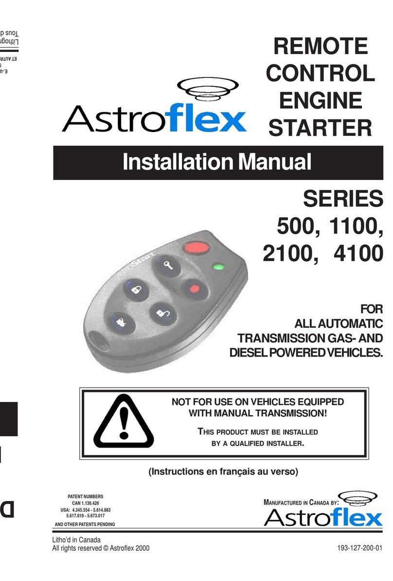 Astroflex 500 Series installation manual