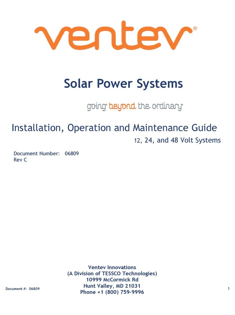 Ventev VS01-12-0010-018 Installation, operation and maintenance guide