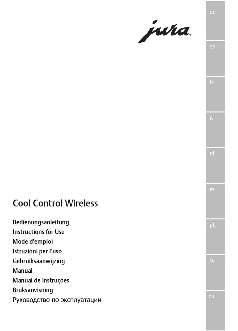Jura cool control User manual