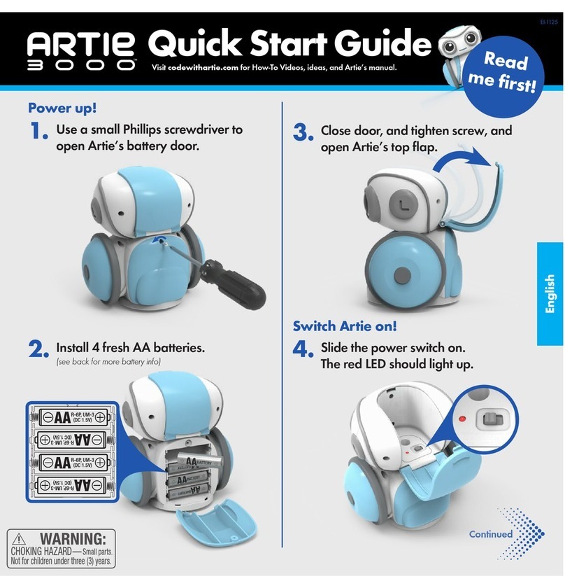 Educational Insights Artie 3000 quick start guide