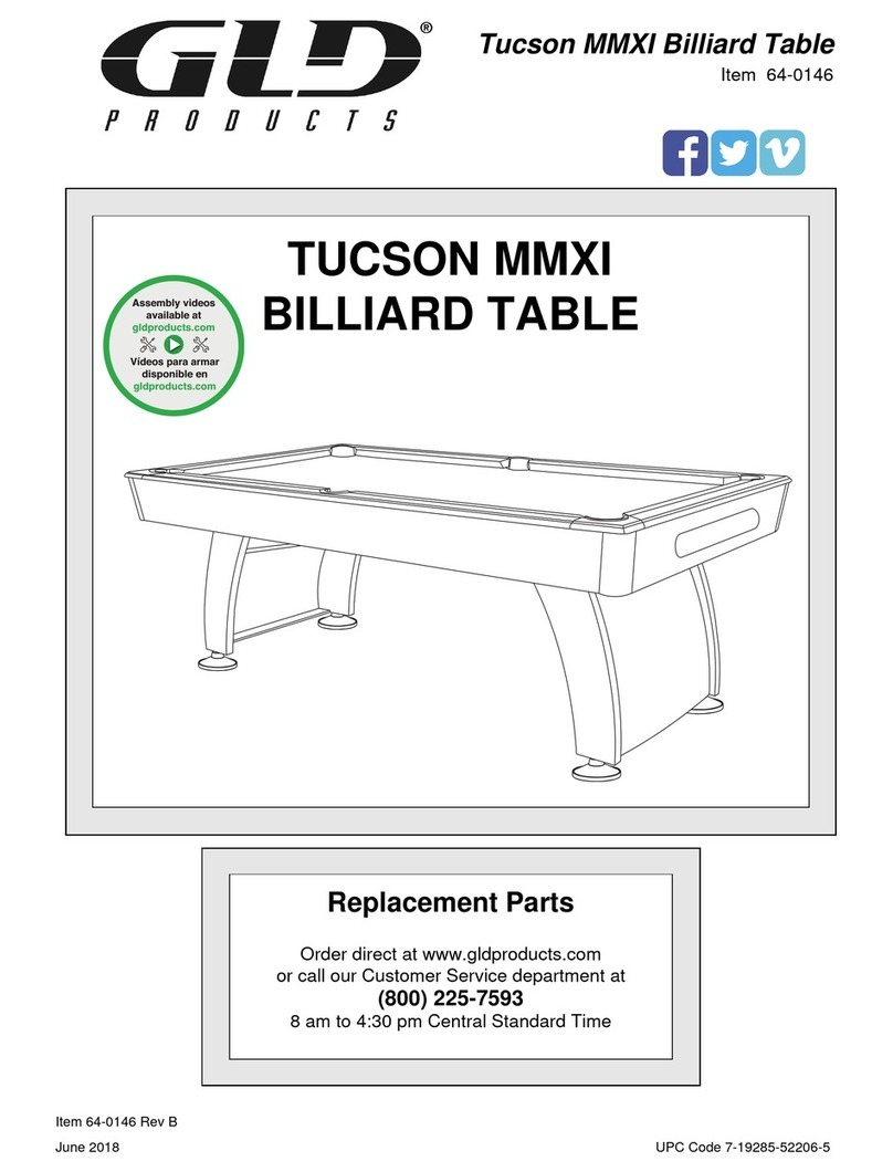 GLD Products Tucson MMXI manual