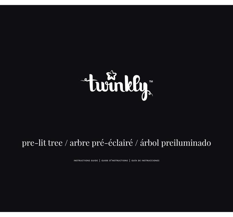 Twinkly pre-lit-tree Instruction guide