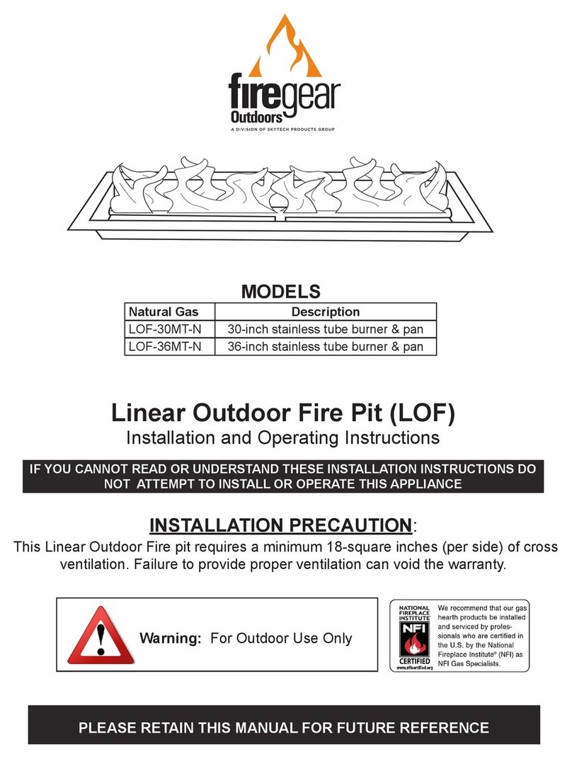 Firegear LOF-36MTN User manual