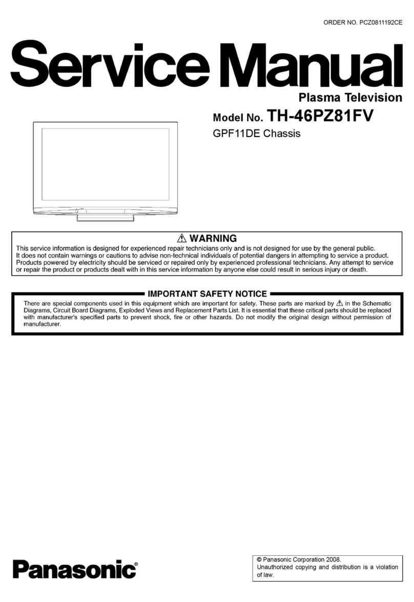 Panasonic TH-46PZ81FV User manual