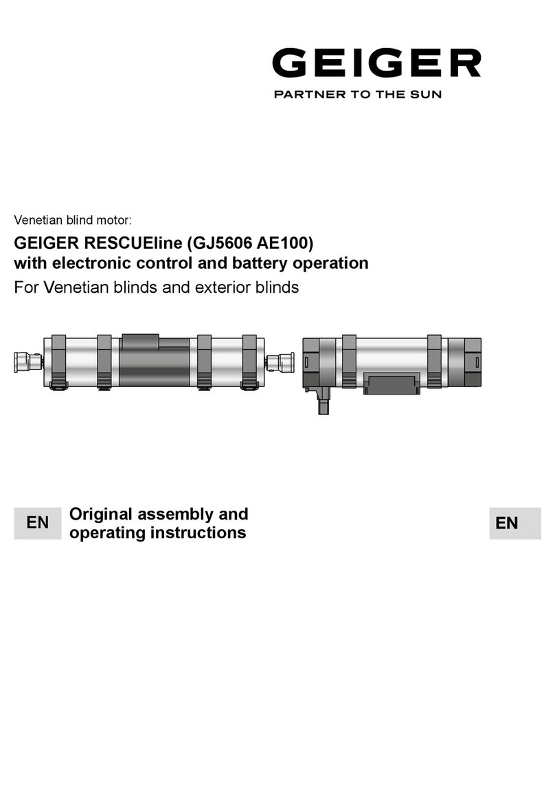 GEIGER RESCUEline Assembly and operating instructions GEIGER RESCUEline Assembly and operating instructions
