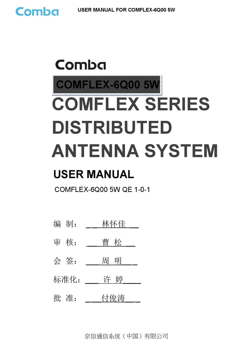 COMBA COMFLEX Series user manual