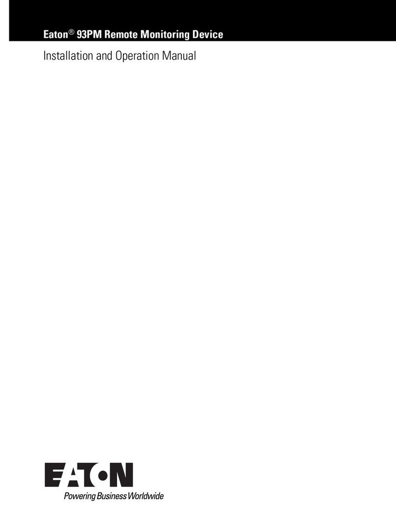 Eaton RMD User manual
