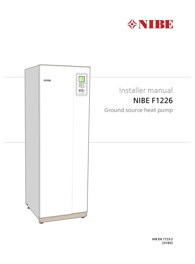 Nibe F1226 series Installer manual
