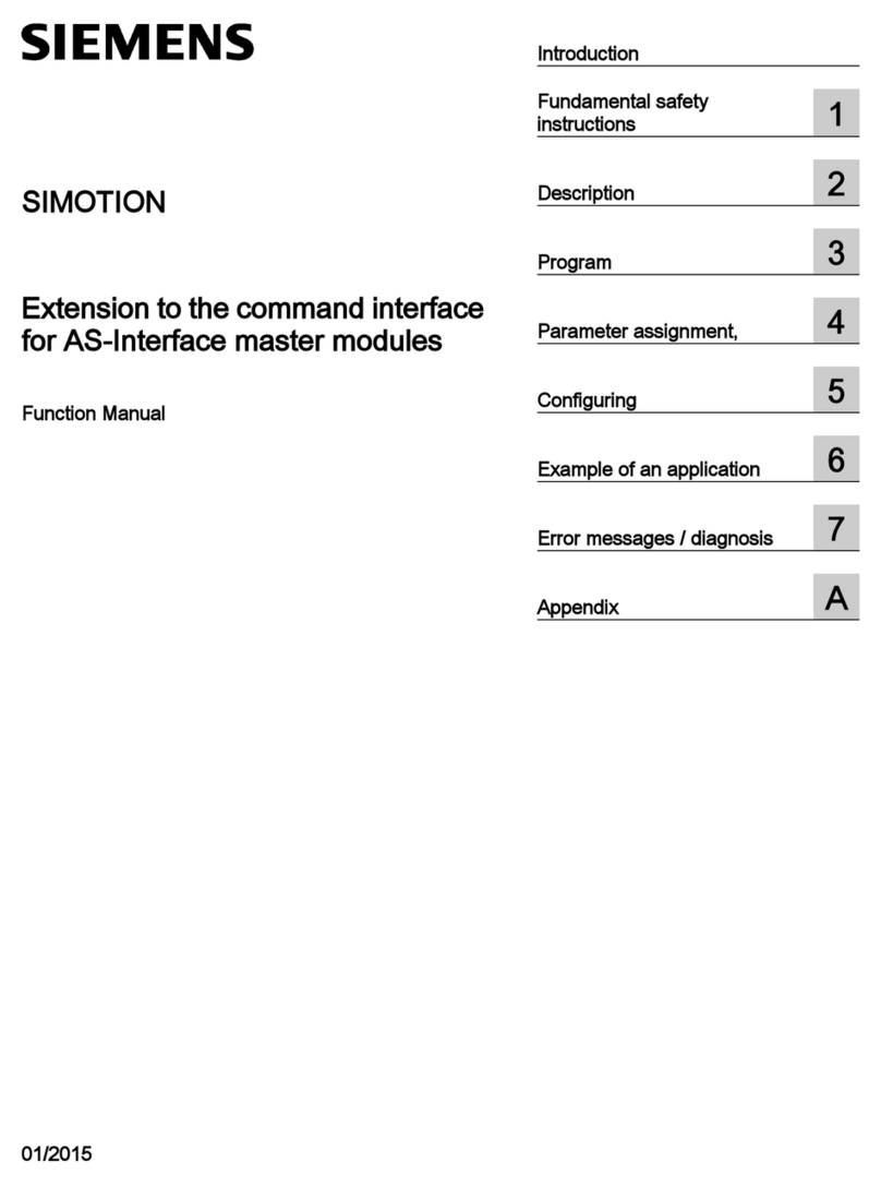 Siemens SIMOTION Parts list manual