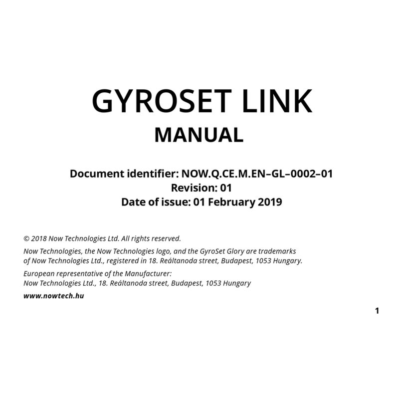 Now Technologies Gyroset Link User manual