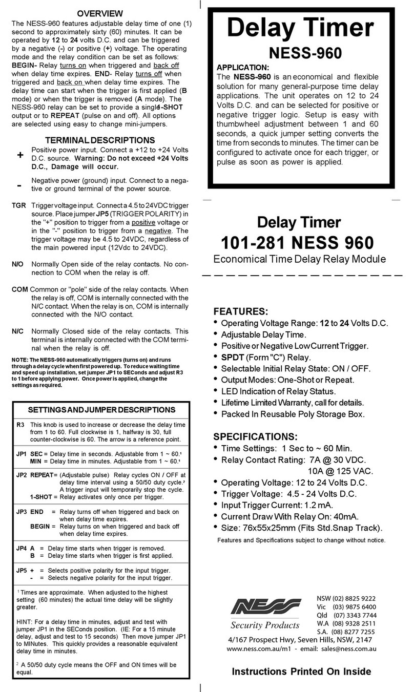 Ness 960 instructions