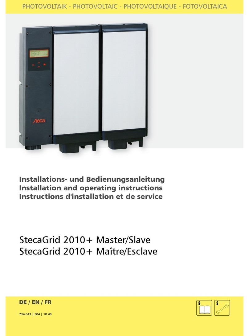 Steca StecaGrid 2010+ Slave User manual