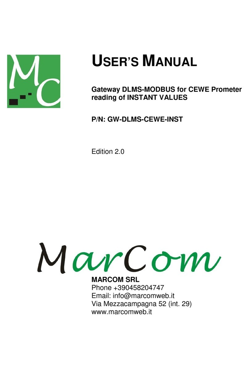 MARCOM GW-DLMS-CEWE-INST user manual